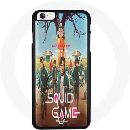 Coque Iphone 4 - Maniacase - Squid Game Doll - Souple - Noir - Mixte