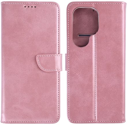 Rixus Bookcase For Samsung Galaxy S26 Ultra Pink