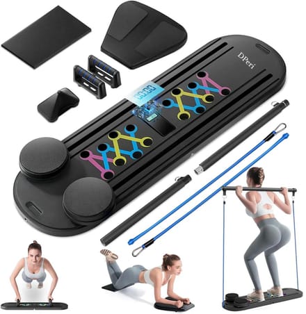 Dperi® Pilates board - pilates reformer - Opvouwbaar - pilates set - Home workout
