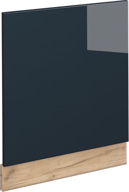 Vicco Fame-Line Keukenkasten – 60 cm, WB Eik Donkerblauw hoogglans