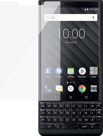 Bigben Connected, Screenprotector geschikt voor BlackBerry Key 2 - Tempered Glass 2.5D & Anti-Scratch, Transparant