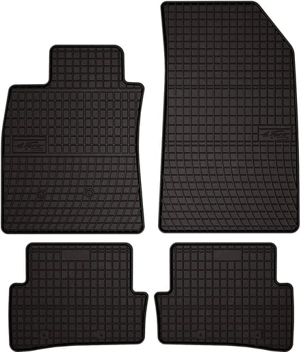 Wielganizator SolidPRO Serie - Rubber Automatten - Renault Clio III - Zwart - Perfecte Pasvorm
