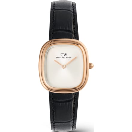 Daniel Wellington DW Watch Margot Black Croc Rose Gold 24mm