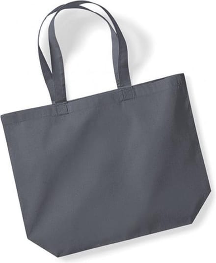 Westford Mill Maxi Bag For Life WM125 - Graphite Grey - 35 x 39 x 13,5 cm