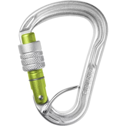 Edelrid Hms Strike Screw Fg Karabijnhaak Zilver