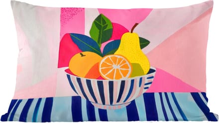 Sierkussens - Kussentjes Woonkamer - 60x40 cm - Fruit - Abstracte achtergrond - Roze