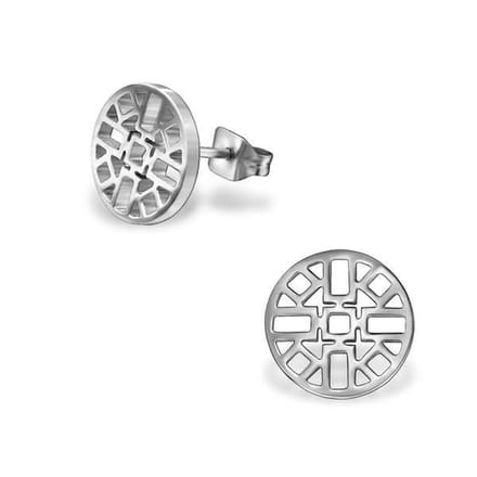 Montebello Oorbellen Aylin - 316L Staal - Azteken - ∅10mm