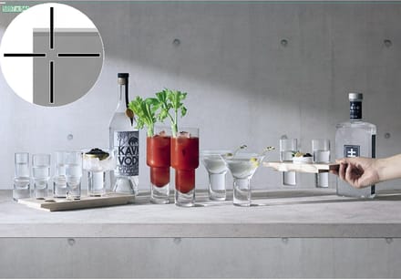 L.S.A. - Vodka Glas 400 ml Set van 2 Stuks - Glas - Transparant