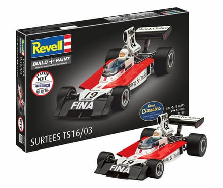 Revell Modelbouwpakket Militaire voertuigen - 77739 Surtees TS16/03 - Formule 1 Auto - Starter Kit Plastic - 1:32 - Modelbouw