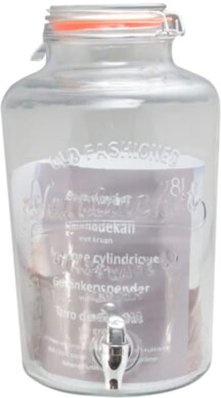 Drankdispenser - Glas - Met Kraantje - 8 L