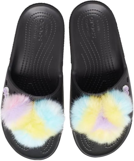 Crocs Classic Fursure Slippers Zwart Maat 36/37 US M4/W6