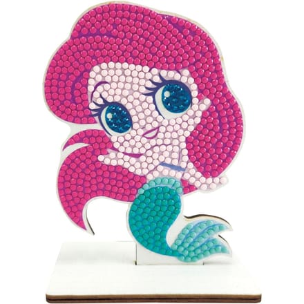 Diamond Painting "Crystal Art Buddy", 11 x 8 cm - Little Mermaid