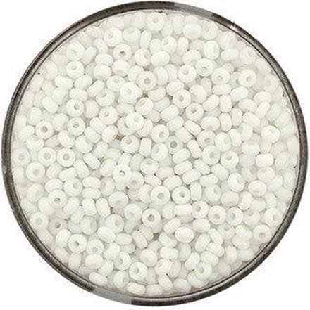 9377-4 Rocailles wit mat 2.6mm