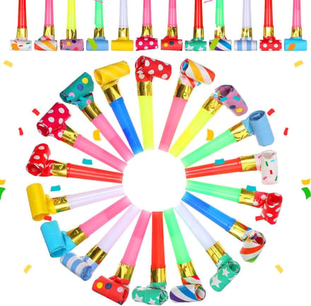 Feesttrotjes 30 stuks, kinderfeest, pijpen, krakmakers, clowns, feestfavorieten