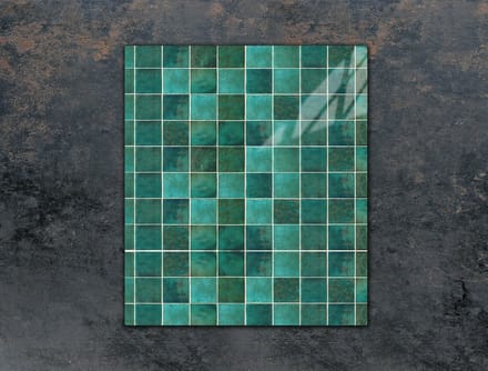 TMK ArtDeko - Snijplank Glas - 45x52 cm - Groen