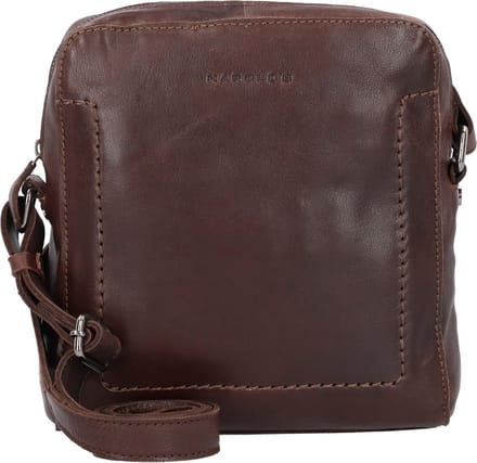 HAROLD'S Leren Schoudertas Caugio Crossbag Brown Donkerbruin