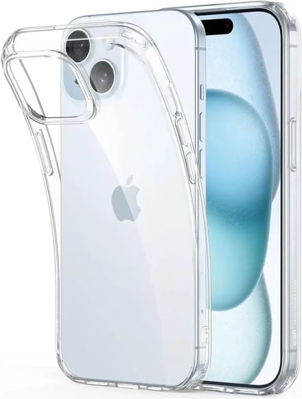 ESR Project Zero Hoesje Geschikt voor Apple iPhone 15 - Back Cover Transparant - Flexibel TPU - Doorzichtig