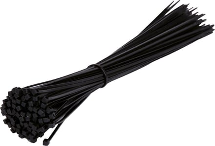 TD47 Kabelbinders 2.5 x 260 mm Zwart - Tie wraps - Tyraps