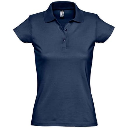 SOLS Dames/Dames Prescott Jersey Poloshirt (Franse marine)
