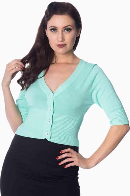 Dancing Days - OVERLOAD Cardigan - S - Mintgroen