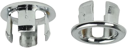 Ronde Plastic Overloopring voor Gootsteen - 4 Stuks, Afvoerplug, Badkamer en Keuken Accessoires