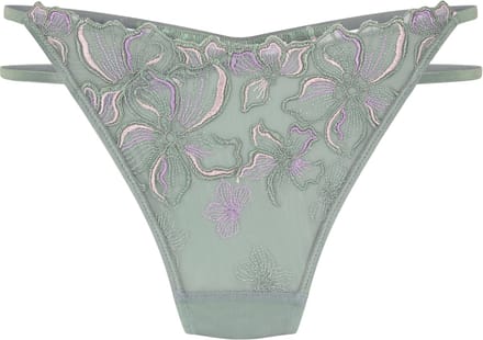 Hunkemöller Dames Lingerie String Lauren - Groen - maat XL