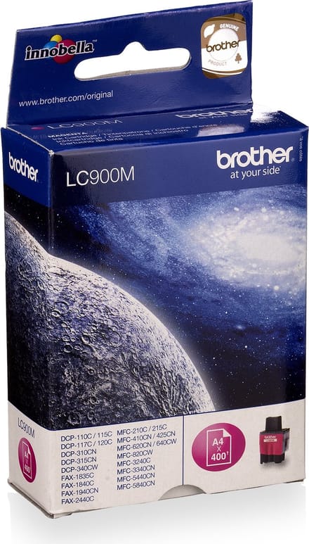 Brother LC-900M - Inktcartridge / Magenta