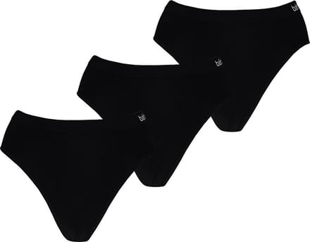 Apollo dames Basic Hip slip | Bamboo naadloos | MAAT S | 3-pack | zwart