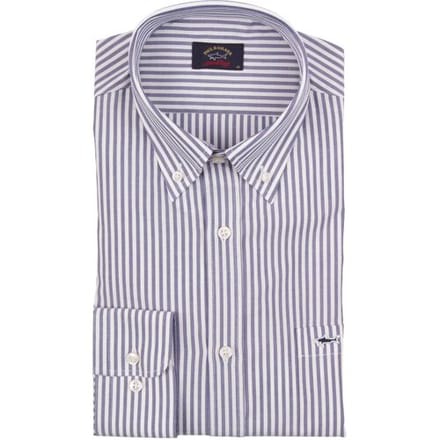 Paul & Shark Overhemd Shark Basic Oxford Stripe Navy / male