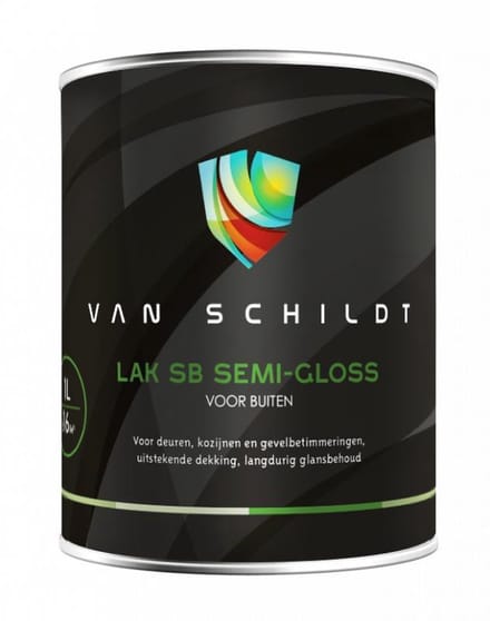 van Schildt lak SB Semi Gloss 1 Liter Antraciet Ral 7016