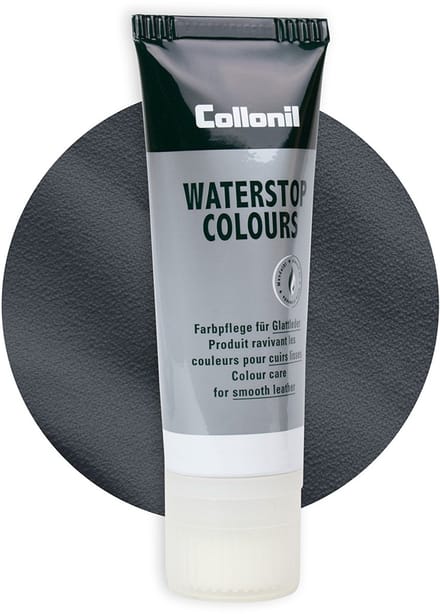 Collonil Waterstop | Lederverzorging | Extra glans | Kleur: Donkergrijs | Inhoud: 75ml