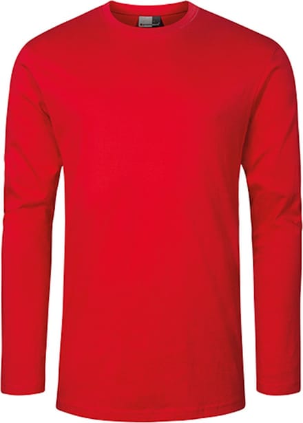Promodoro Men´s Premium-T Long Sleeve E4099 - Fire red - S