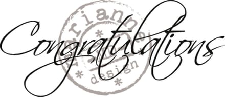 Marianne Design Stempel Congratulations (EN) CS0918
