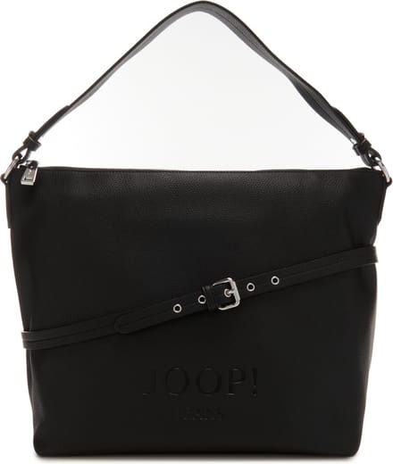 JOOP! Schoudertas Lettera 1.0 Dalia Hobo Bag Black Zwart