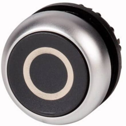 Eaton 216632 M22-DR-S-X0 Druktoets Vergrendelbaar Plunjer Zwart 1 stuk(s) Piece