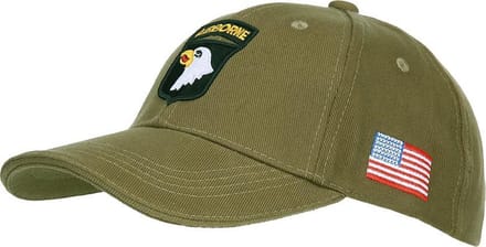 Fostex Garments - Baseball cap 101st Airborne (kleur: Groen / maat: NVT)