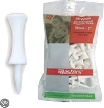 Masters 25 Plastic Tees Graduated Wit 51mm