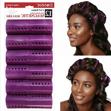 Magnetische Haarrollers - Schuim Krulspelden - Haar Krullen - Hitteloos Stylen - 1.75 Inch Diameter