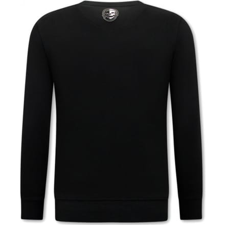 Heren Sweater - Athletic Dept. - Zwart / Rose