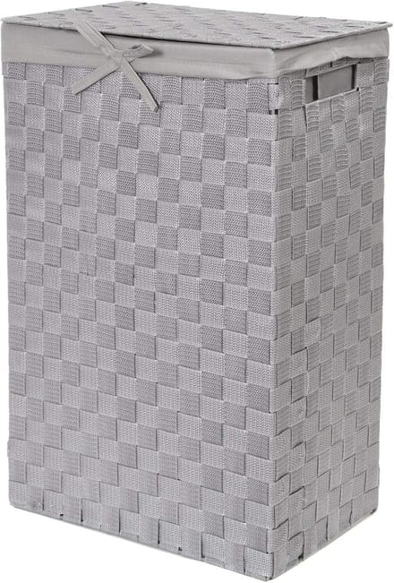 Rechthoekige Wasmand Grijs 25 x 38 x H.60 cm