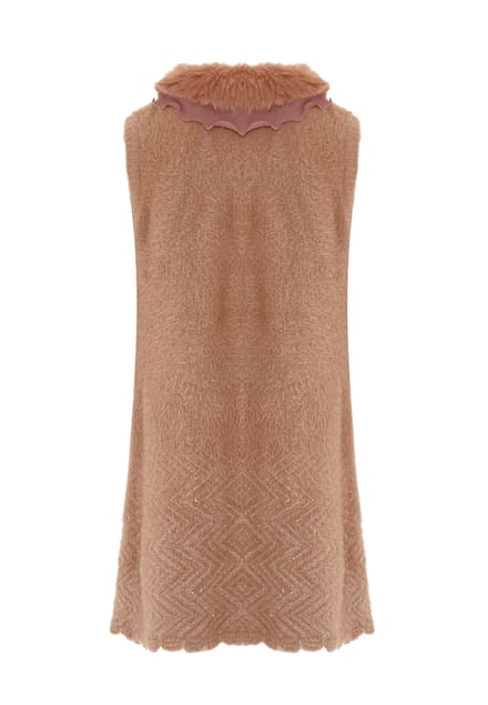 Faina Vest Dames Donkerroze roségoud