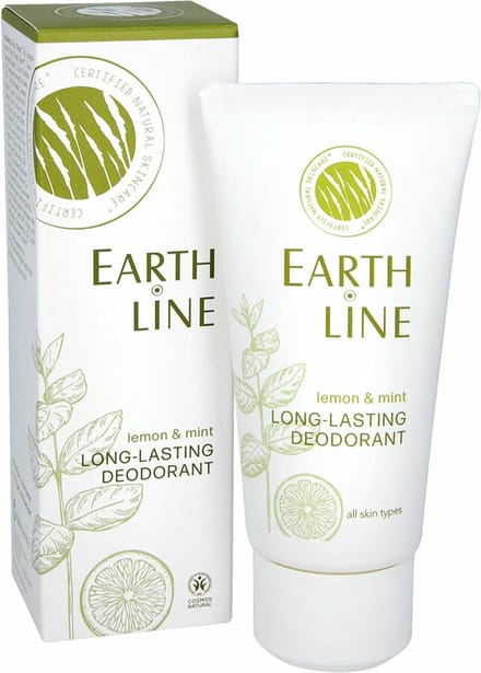 Earth line - Long Lasting Deodorant - Lemon & Mint - Bio - Vegan - 50 ml