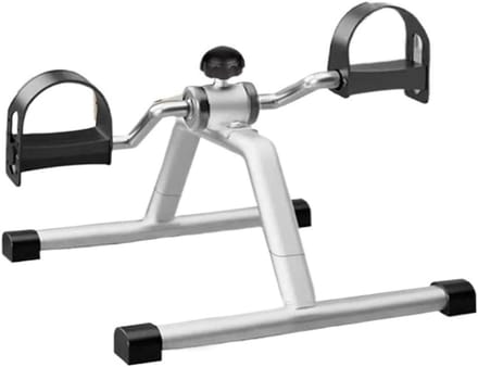 Mini Hometrainer - Fiets Hometrainer - Zittend Trainen - Compact Ontwerp - 1.1 kg - Zilver