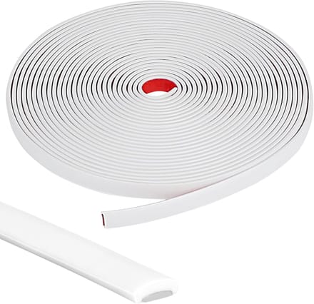 LALAGO 10 m Flexible Decorative Moulding Self-Adhesive White Decorative Moulding Stucco 3D Decorative Wall Strips Peel and Stick Ceiling Strips Corner Strip for DIY Floor, Tile Edges and