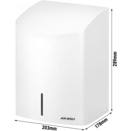 AIR-WOLF Handdroger met infraroodsensor - RVS Wit