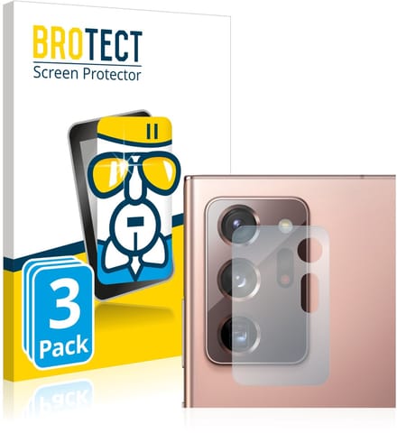 Screenprotector 3 Stuks voor Samsung Galaxy Note 20 Ultra 5G (ALLEEN Camera Lens) Beschermglas transparant