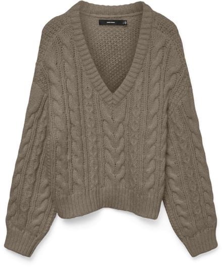 VERO MODA - VMDREAM LS DEEP V-NECK PULLOVER EXC - Dames - Gebreide truien