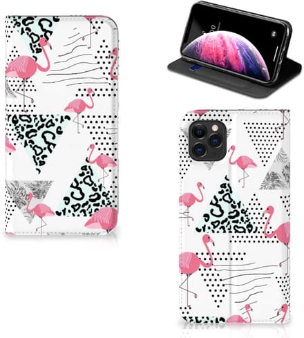 Apple iPhone 11 Pro Max Hoesje maken Flamingo Triangle