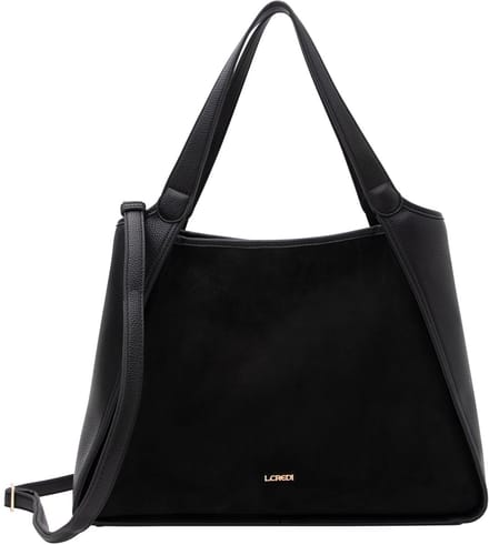 L.CREDI Pheline Shopper Tas 40 cm - 13 L - schwarz