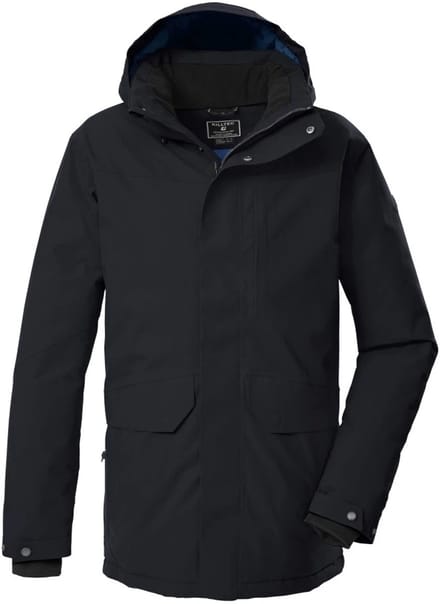 Killtec KOW 85 Parka Jas Heren Black Blue XXL